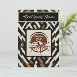 Invitación Sophisticated Soulful Family Reunion