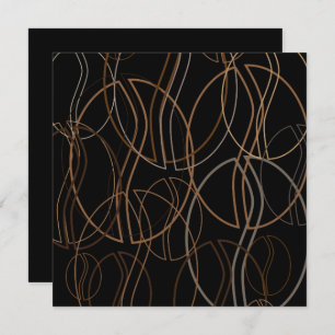 Invitación soplo de frijol de café