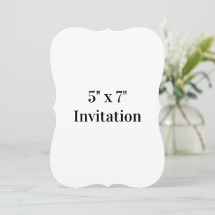 Invitación Soporte simple de promoción de marca 5" x 7"