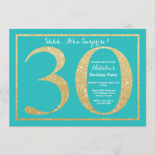 Invitación Sorprenda el trigésimo trullo del cumpleaños y