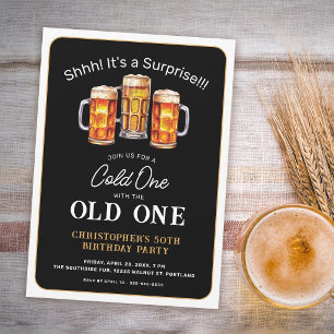 Invitación Sorprende con una fría cerveza con Old One Beer po