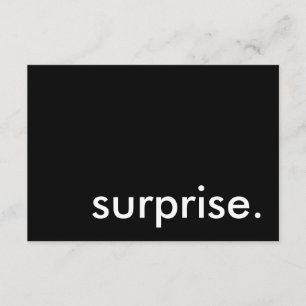 Invitación sorpresa