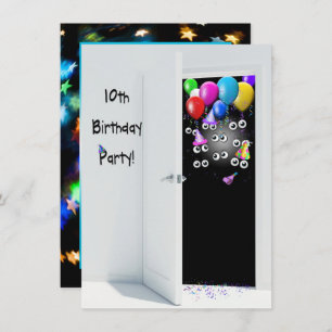 Invitación Sorpresa 10.º cumpleaños
