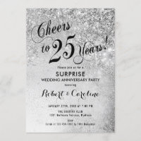 Sorpresa 25 Aniversario de Boda - Plata