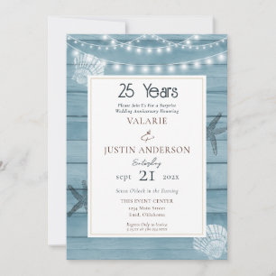 Invitación Sorpresa 25 Aniversario Playa 