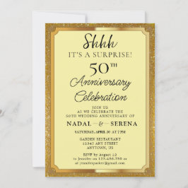 Invitación Sorpresa 50° aniversario Boda
