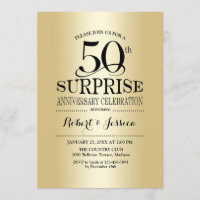 Sorpresa 50 Aniversario de Boda - Oro