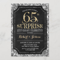 Sorpresa 65 Aniversario de Boda - Plata Oro