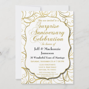 Invitación Sorpresa Aniversario Torbellino de Oro 