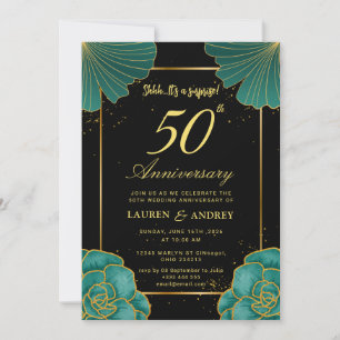 Invitación Sorpresa Bodas de Oro 50 Aniversario de Boda