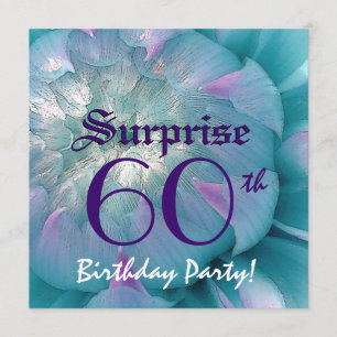 Invitación SORPRESA Dahlia W076 Azul y Púrpura Dahlia W076
