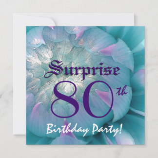 Invitación SORPRESA Dahlia W078 Azul y Púrpura Dahlia W078