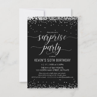 Invitación sorpresa de fiesta - Elegante y elegant