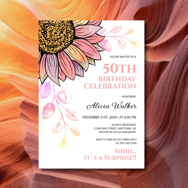 Invitación Sorpresa de la hoja de la hoja de la melocotón del (Subido por el creador)