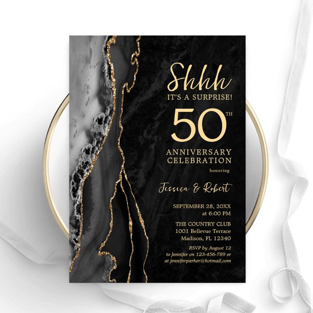 Invitación Sorpresa de Oro Negro 50 Aniversario (Subido por el creador)