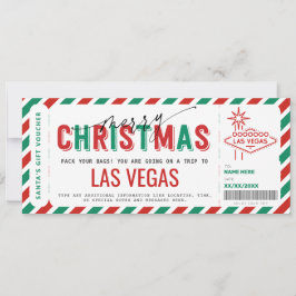 Invitación Sorpresa El Viaje De Las Vegas