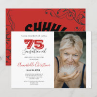 SORPRESA FIESTA 75 cumpleaños 75 y SENSACIÓN
