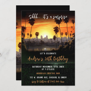 Invitación Sorpresa personalizada 50 años para los hombres