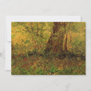 Invitación Sotobosque de Vincent van Gogh