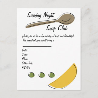 Invitación Soup Club
