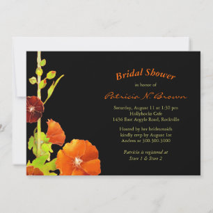 Invitación Southern Hollyhocks Cae Ducha de Novias