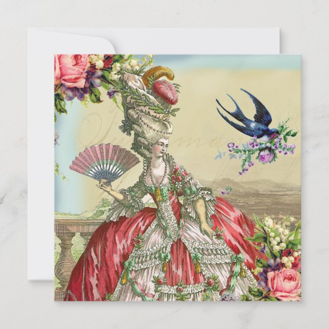 Invitación Souvenirs de Versailles (Anverso)