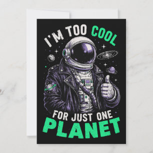 Invitación Soy demasiado genial para un solo planeta