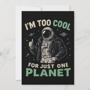 Invitación Soy demasiado genial para un solo planeta