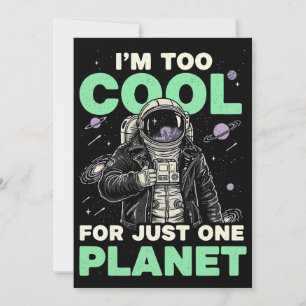 Invitación Soy demasiado genial para un solo planeta
