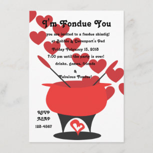 Invitación Soy Fondue You