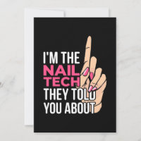 Soy la técnica de uñas