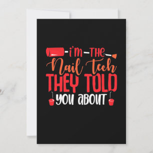 Invitación Soy La Tecnología Nail