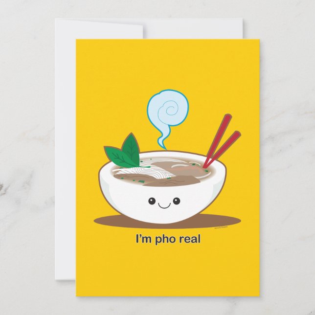 Invitación Soy Pho Real (Anverso)
