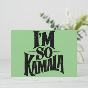Invitación Soy tan Kamala Brat Green Meme