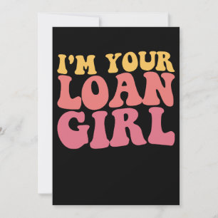 Invitación Soy tu Chica de préstamos hipotecarios agente real