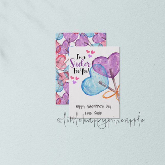 Invitación Soy un amante para ti Valentine Card (Subido por el creador)