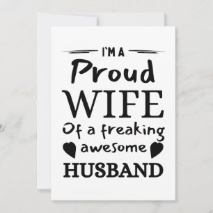 Invitación Soy una esposa orgullosa de un impío esposo