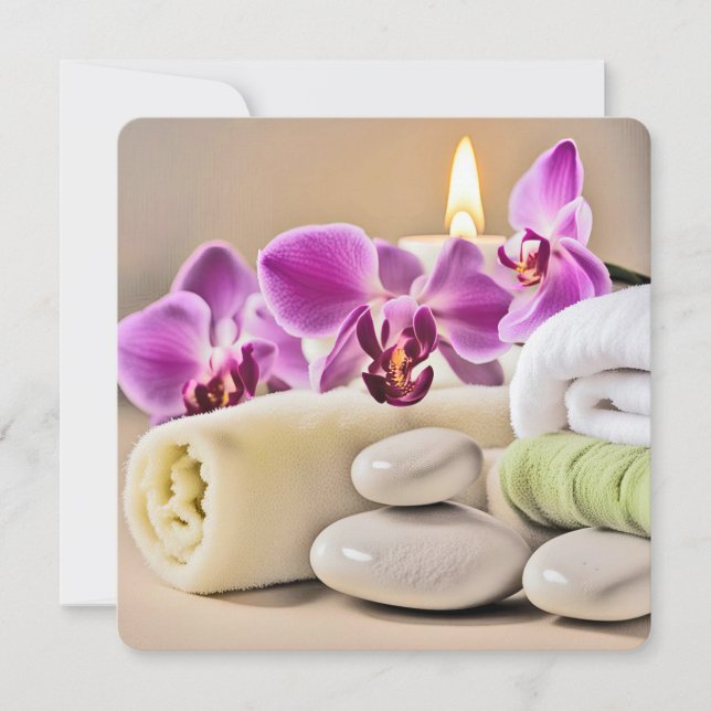 Invitación Spa Bridal Shower (Anverso)