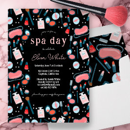 Invitación Spa Day Bridal Bachelorette Beauty Makeup PERSONAL