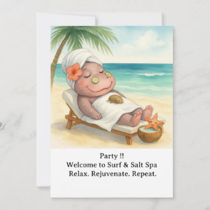 Invitación Spa junto a la playa con Hippo