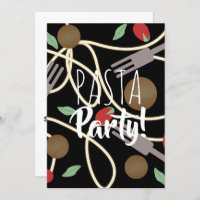 Spaghetti Pasta Cena Italiana Utensiers albóndigas