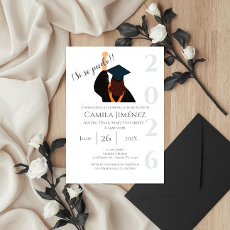 Invitación Spanish Graduation Invitation: Class of 2026