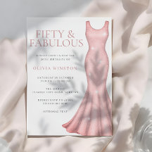 Sparkle Shimmer Vestido 50 cumpleaños fiesta