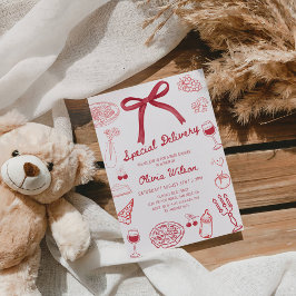 Invitación Special Delivery Baby Shower Party