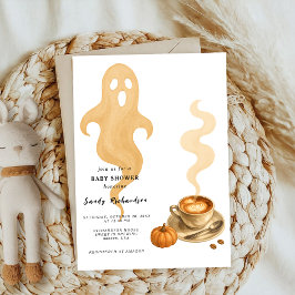 Invitación Spice de calabaza Café de otoño bebida Baby Shower