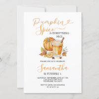 Spice de calabaza y todo lo bueno cae primer cumpl
