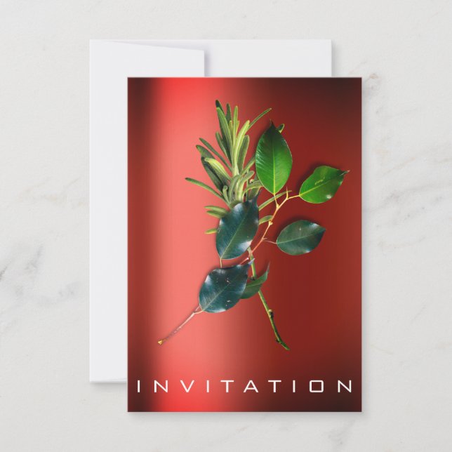 Invitación Spices Chef Italiano Sostenibilidad de Cena ReD (Anverso)