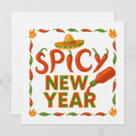 Invitación Spicy New Year