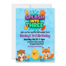 Splash En el cumpleaños del Divertido del Agua de