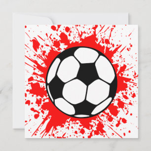 Invitación splatz de fútbol